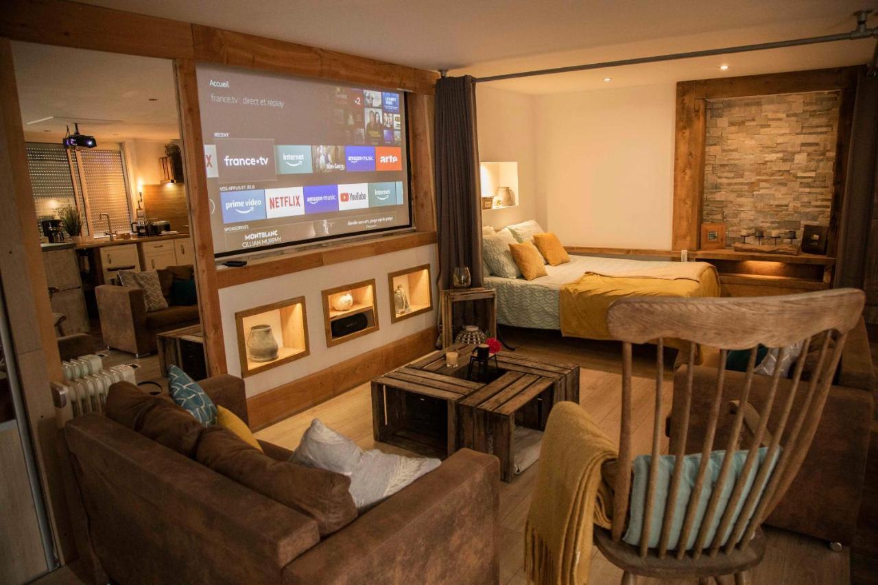 L'Idyllique - Studio Prive Sous Maison Saint-Didier-sur-Beaujeu Екстер'єр фото